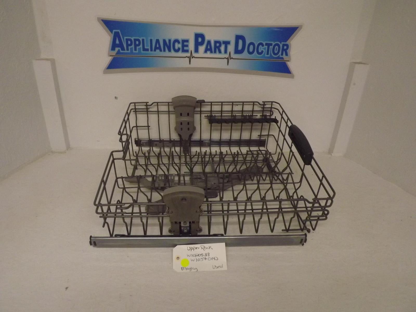 Maytag Dishwasher W10120538 W10570142 Upper Rack Used Maytag Dishwasher W10120538 W10570142 Upper Rack Used